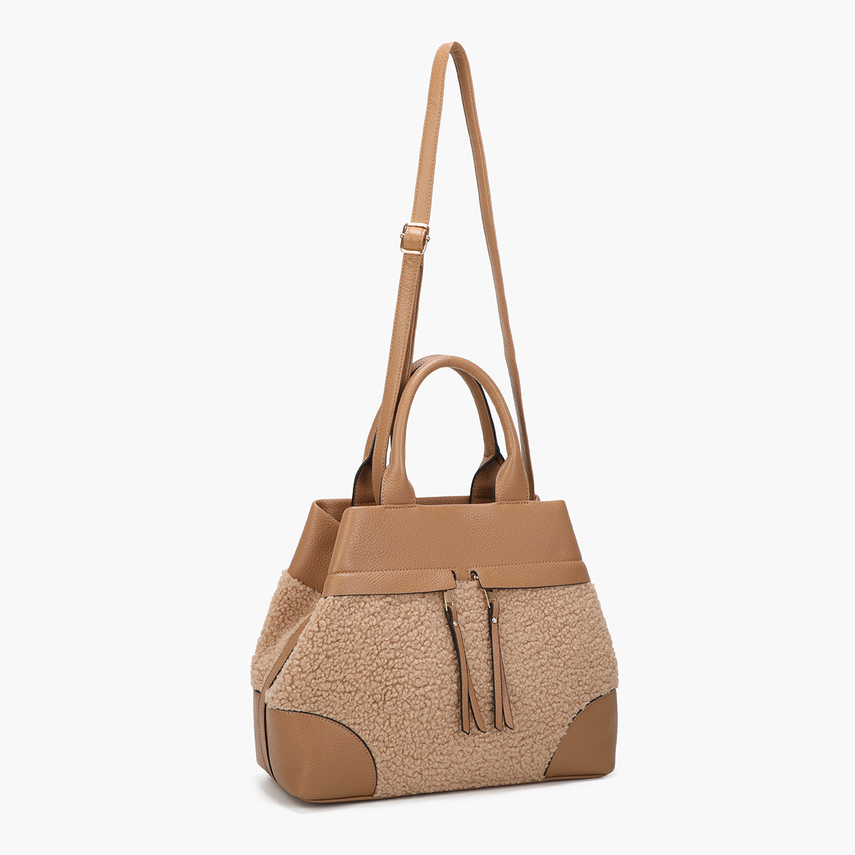 Sac porté main effet mouton