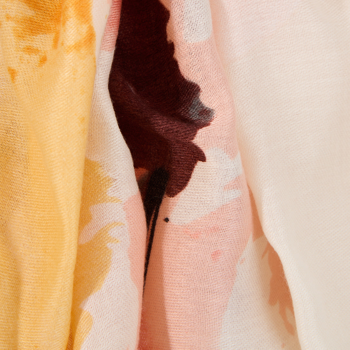 Foulard aquarelle multicolore