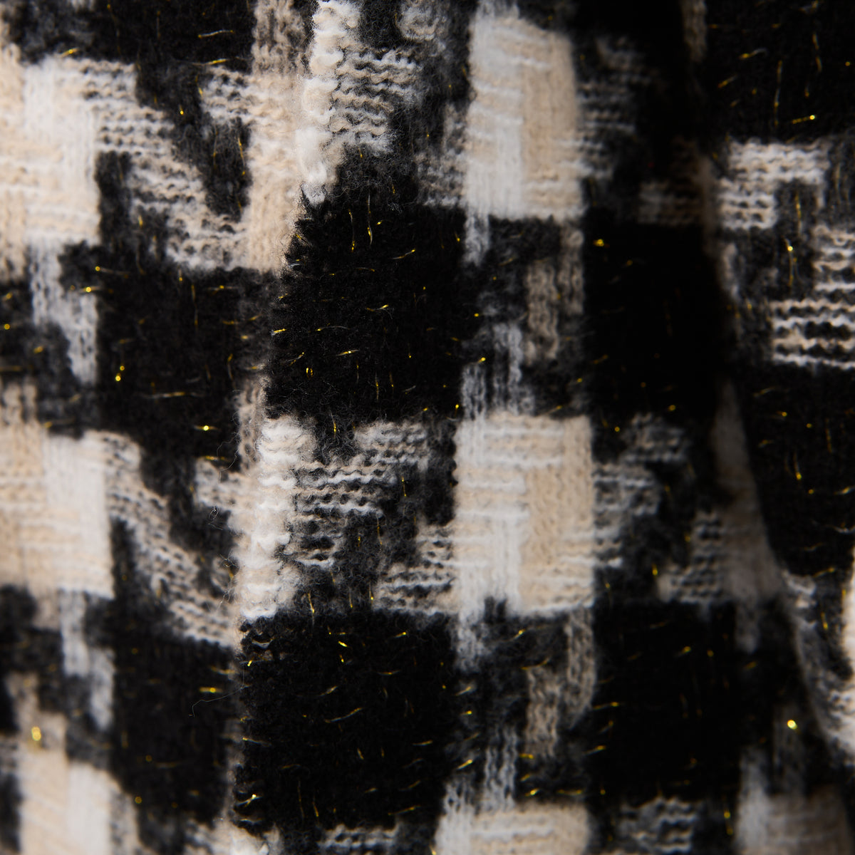 Écharpe à motif pied-de-coq