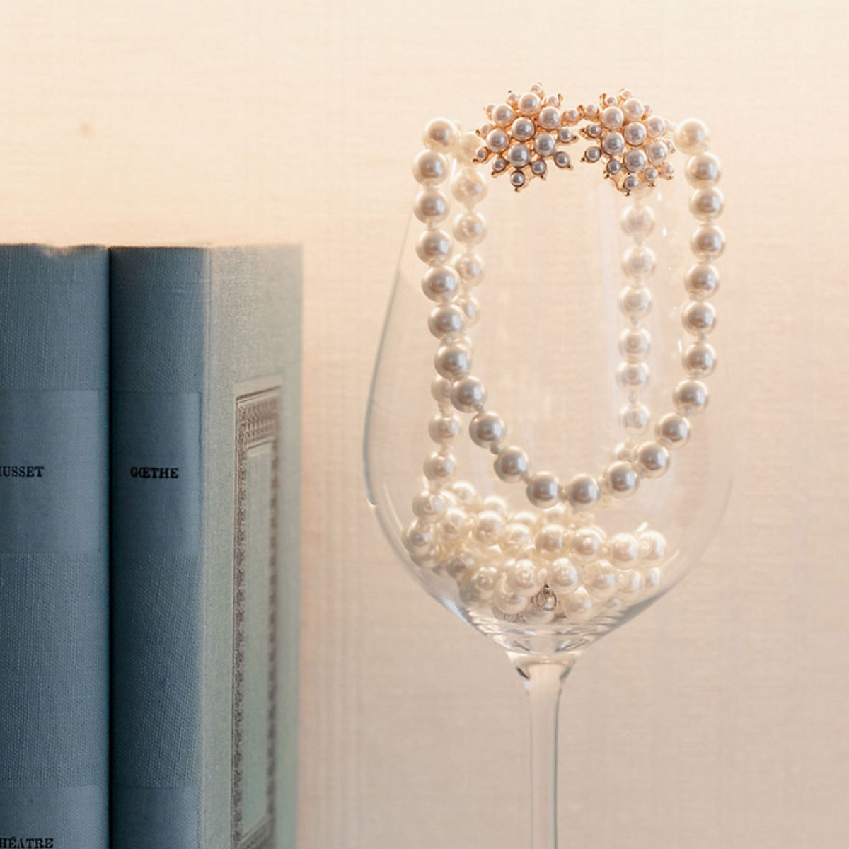 Collier de perles en verre 8mm