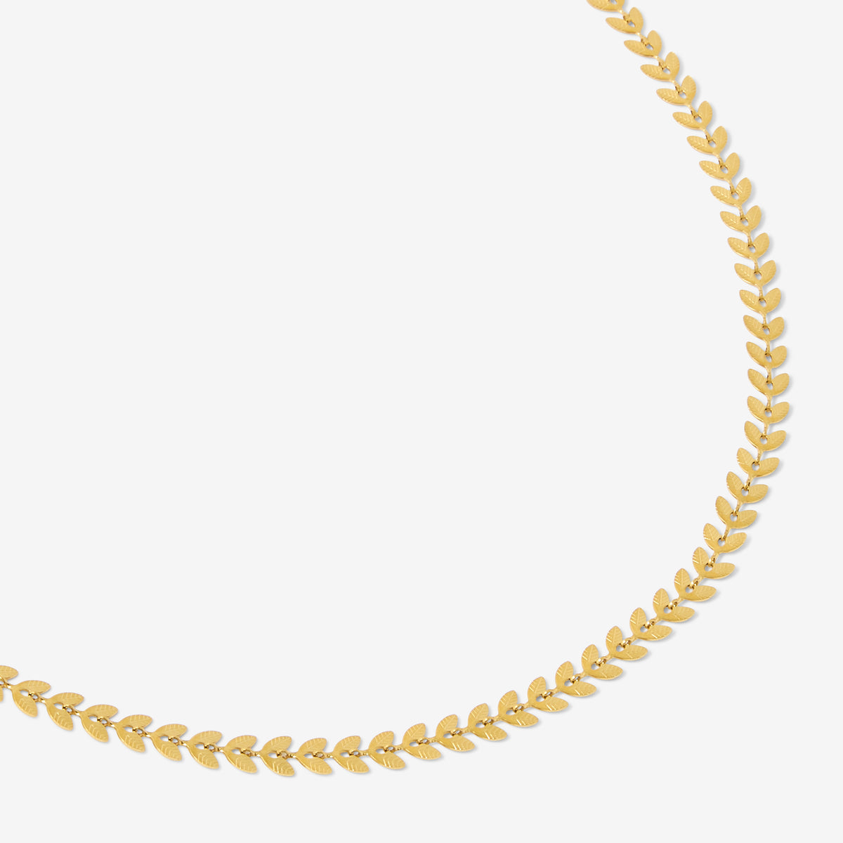 Collier chaîne épi acier inoxydable