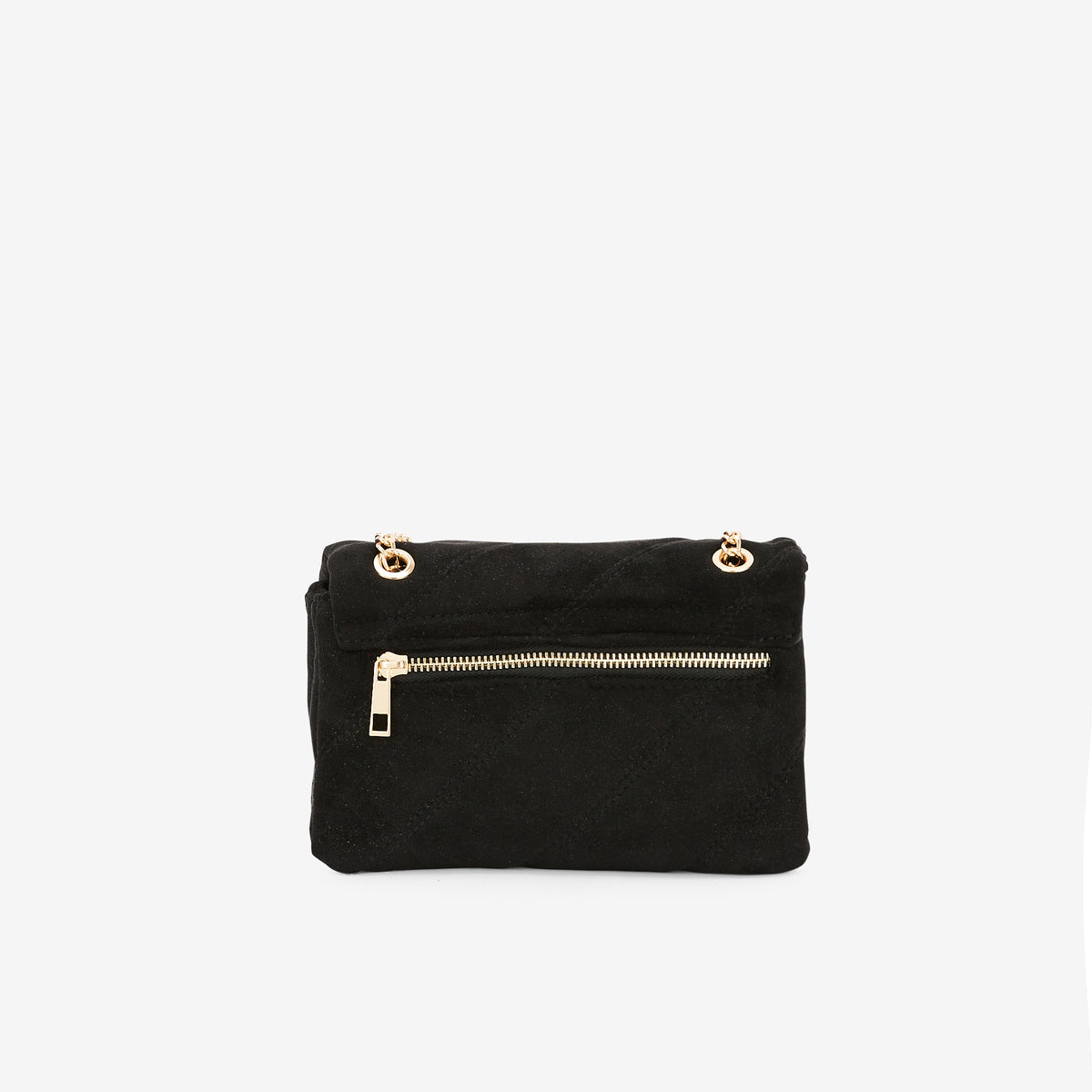 Sac à bandoulière matelassé noir