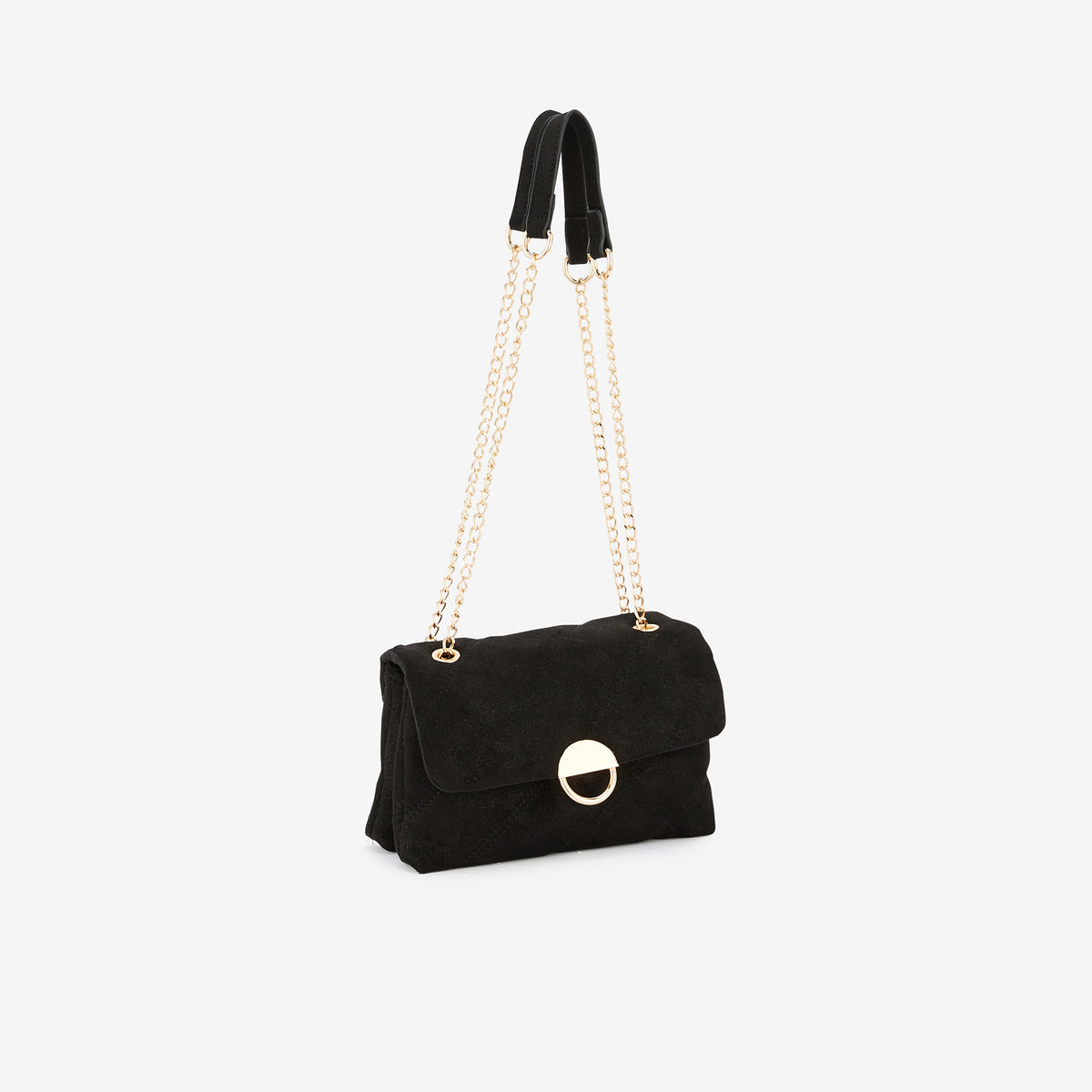 Sac à bandoulière matelassé noir