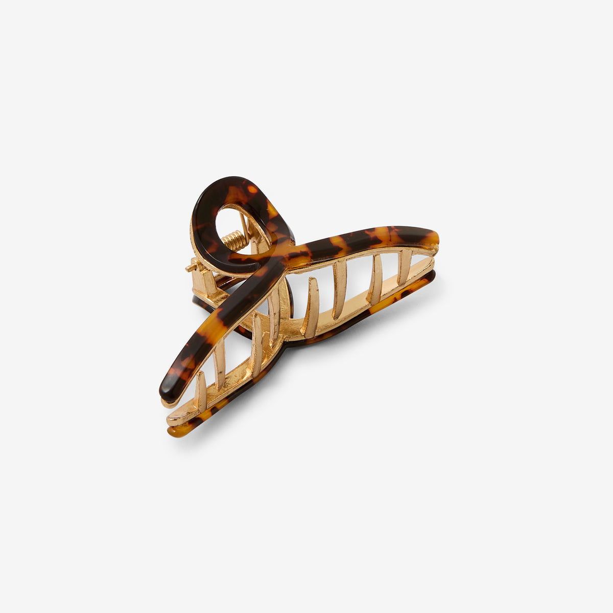 Pince à cheveux motif écailles