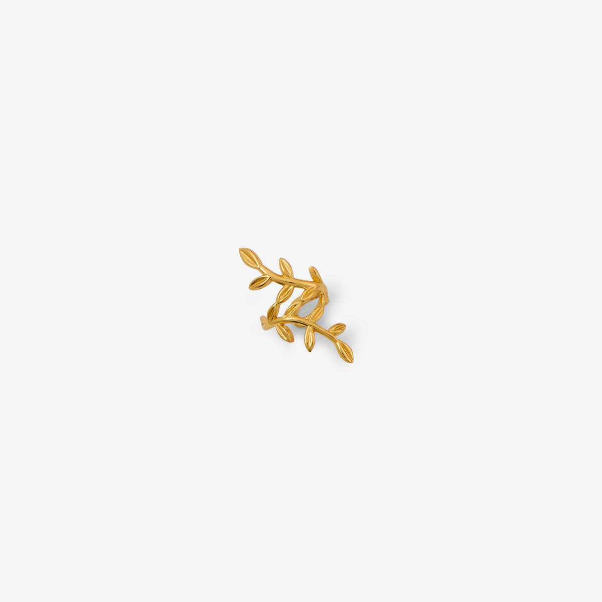 Bijou d'oreilles feuilles en argent garanti