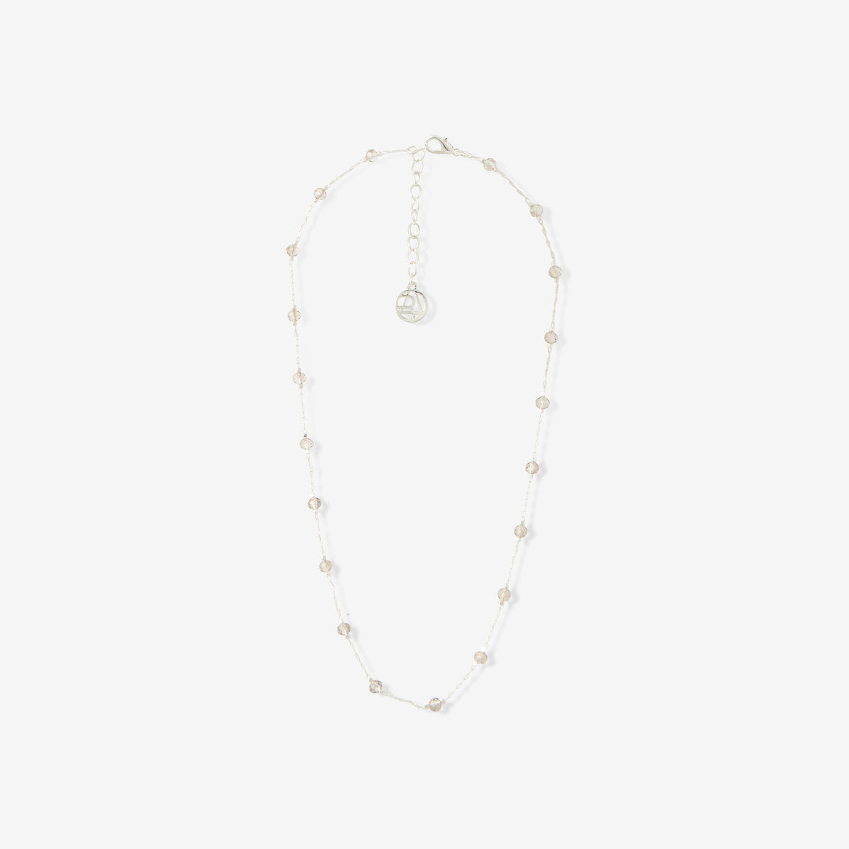 Collier chaine pierres facettées