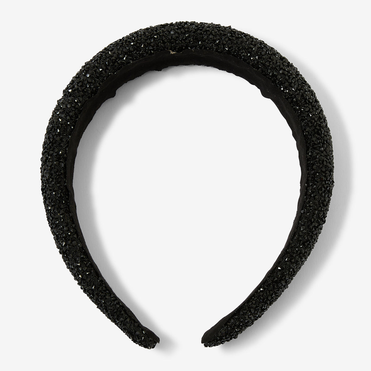 Serre-tête noir à strass