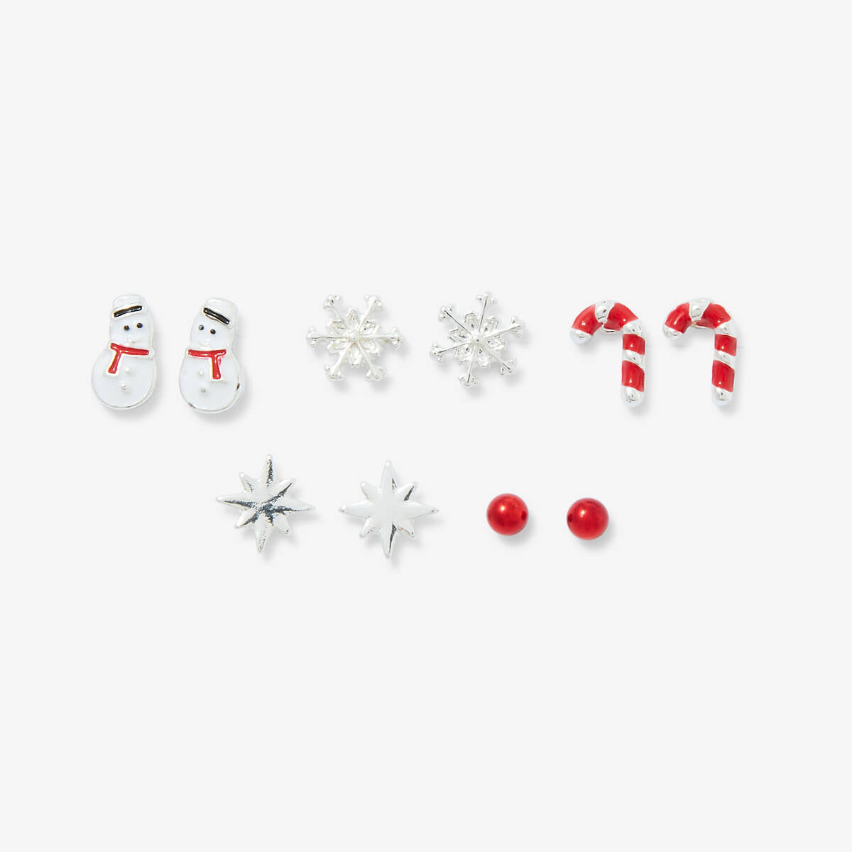 Set de boucles d'oreilles de Noël à suspendre - Étoile
