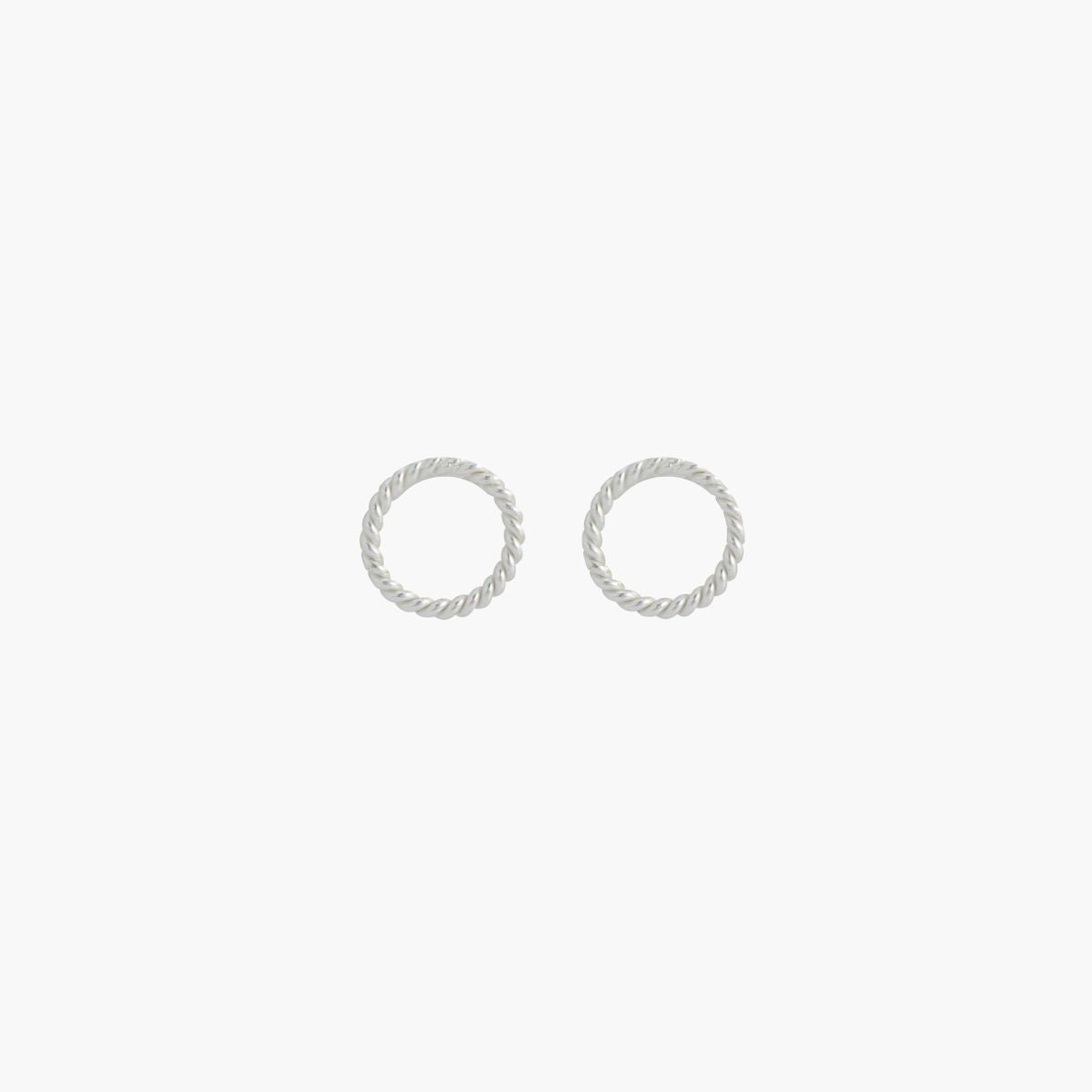 Puces d'oreilles anneaux ciselés argent garanti 925