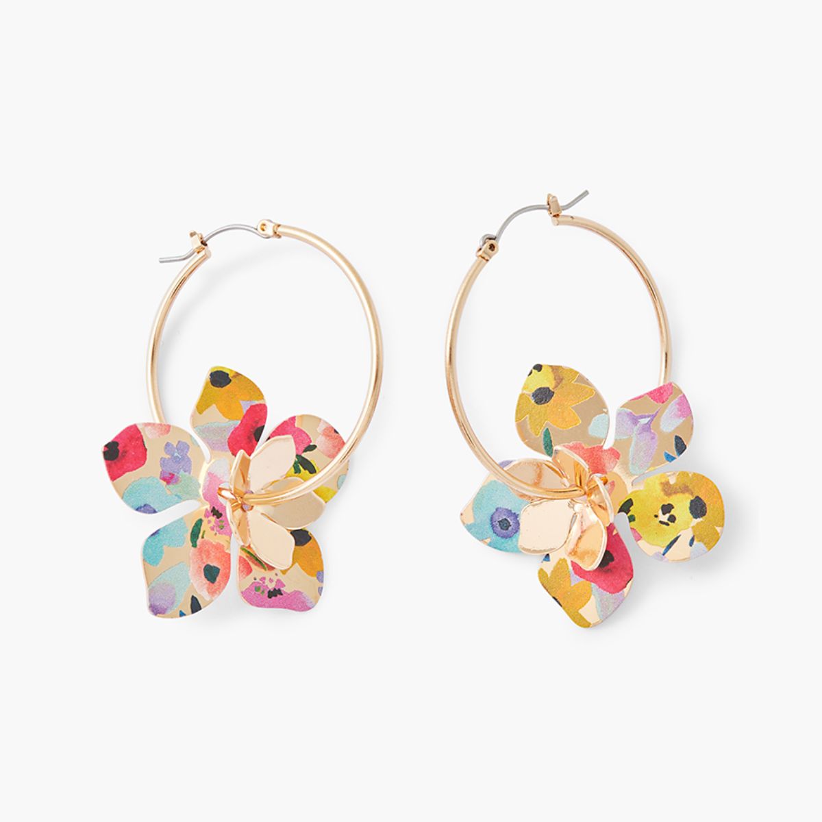 Créoles fleurs imprimé fleurs Balagane