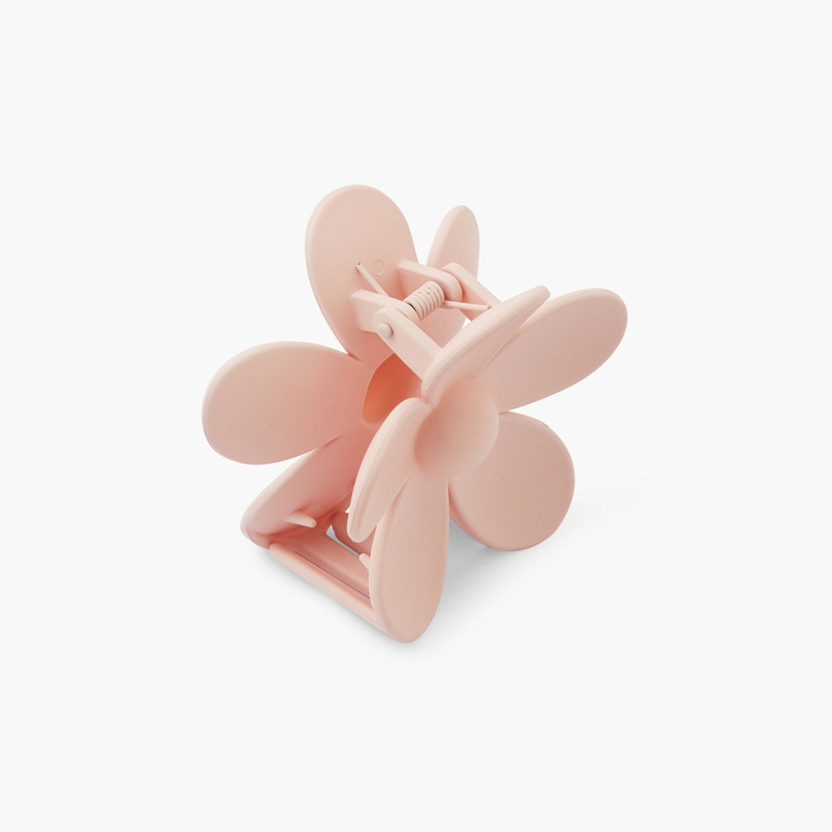 Pince à cheveux fleur rose