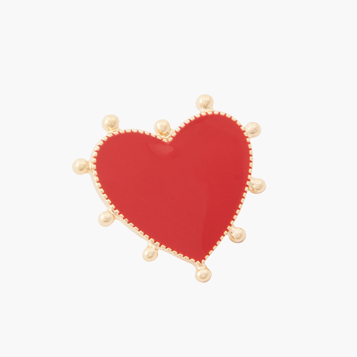 Pin's cœur rouge
