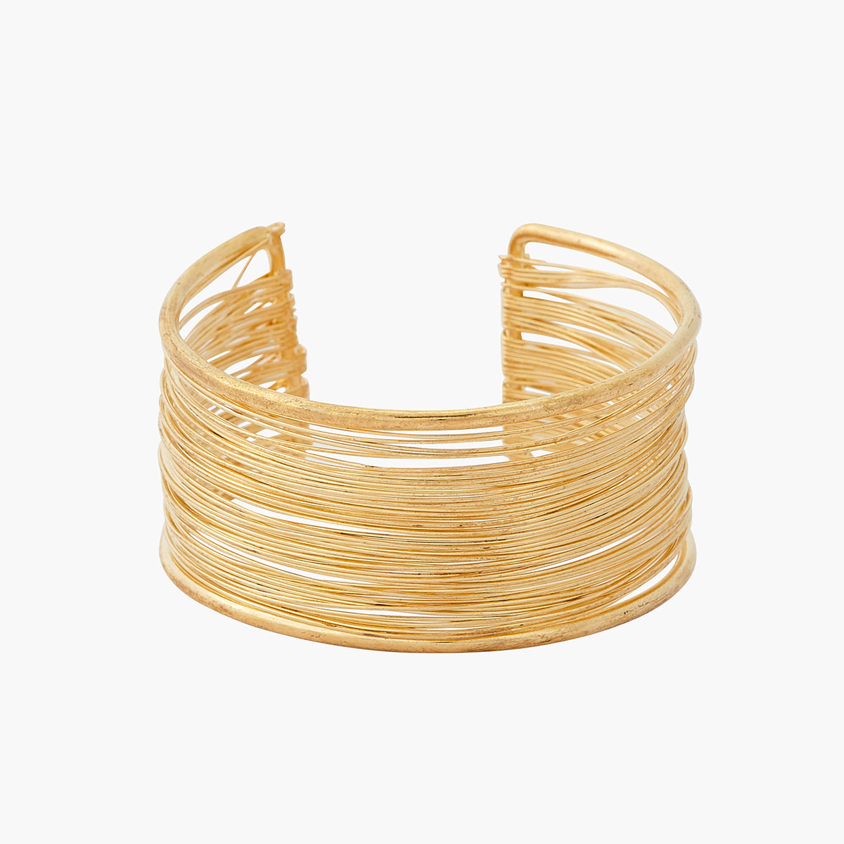 Manchette dorée multi rangs