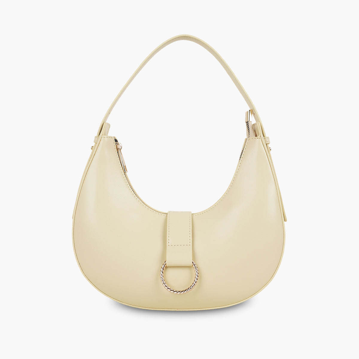 Sac porté épaule écru