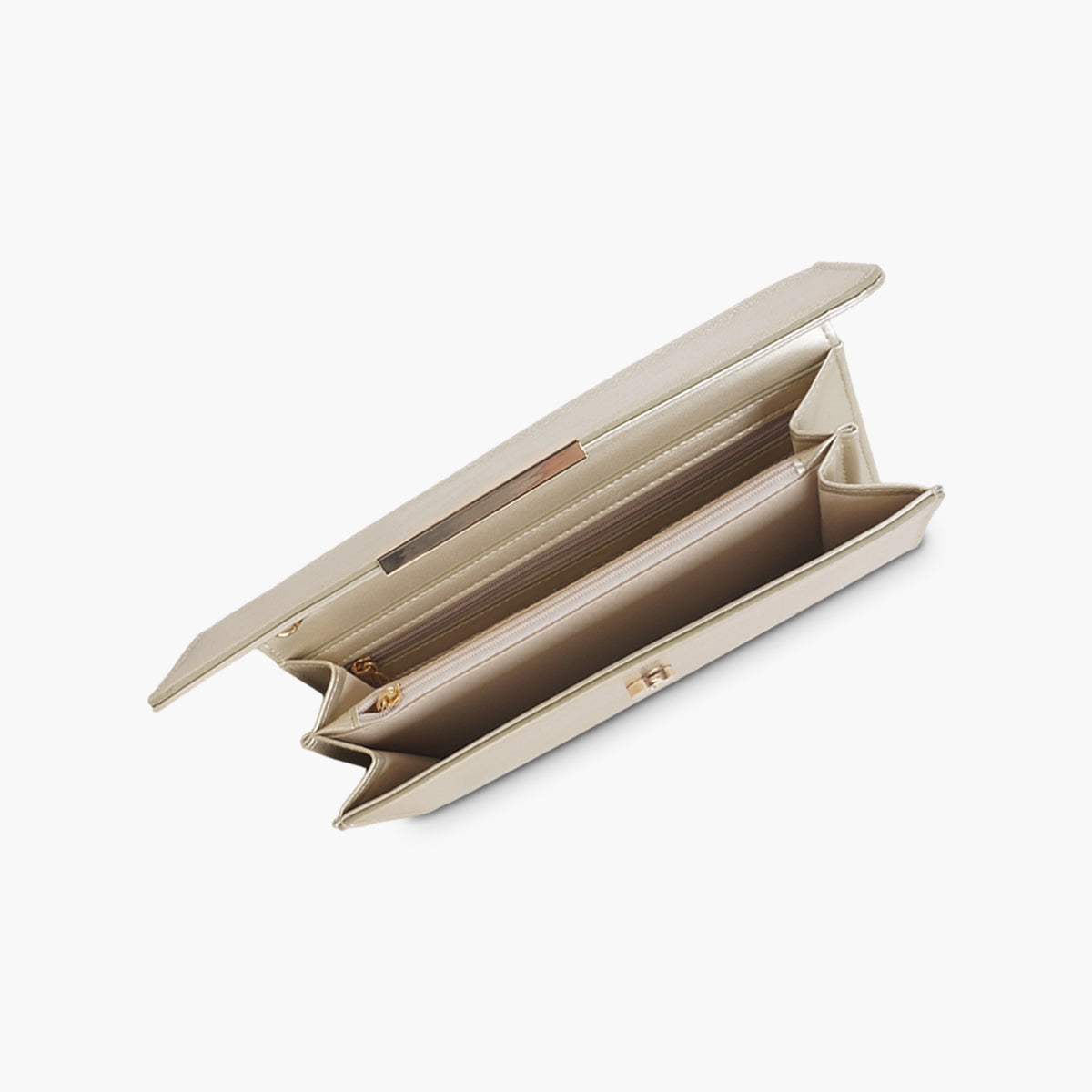 Pochette dorée métallisée