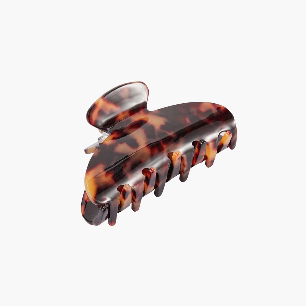 Pinces à cheveux résine motif écaille