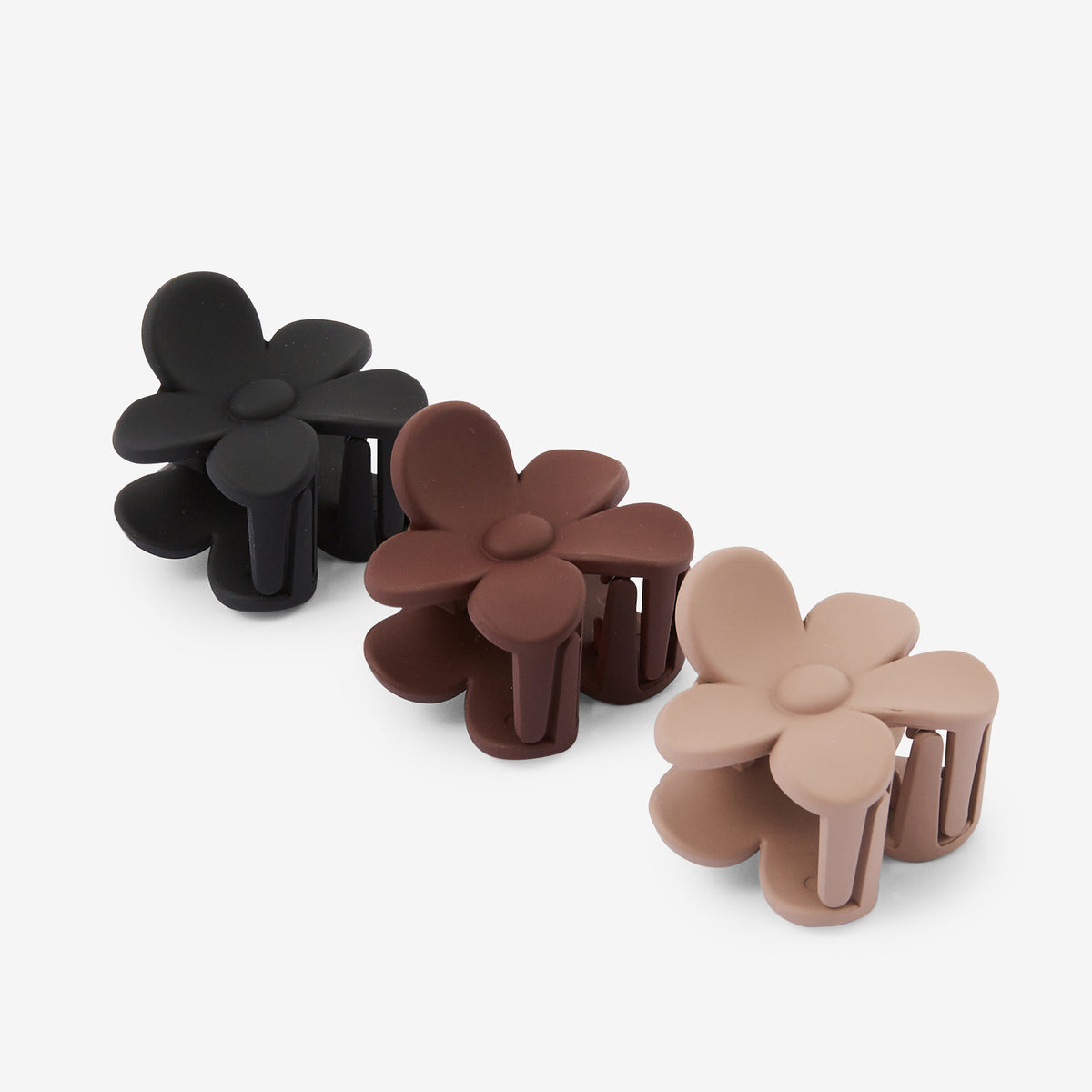 Set de 3 petites pinces fleurs