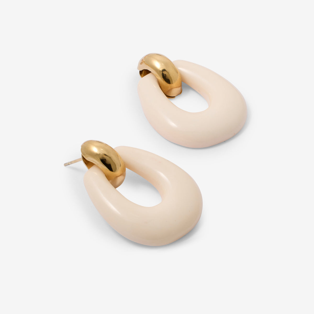 Boucles d'oreilles pendantes en résine vintage