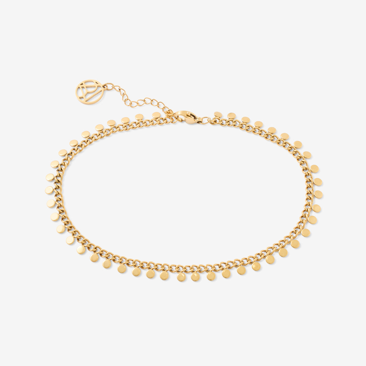 Chaine de cheville avec pampilles Acier Inoxydable