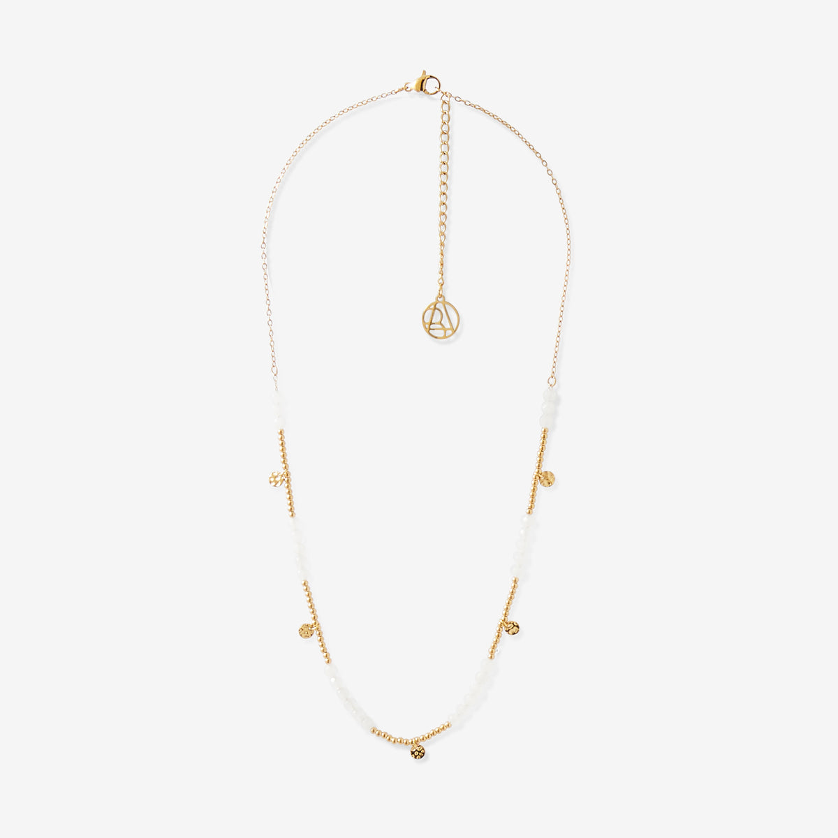 Collier de perles en acier inoxydable