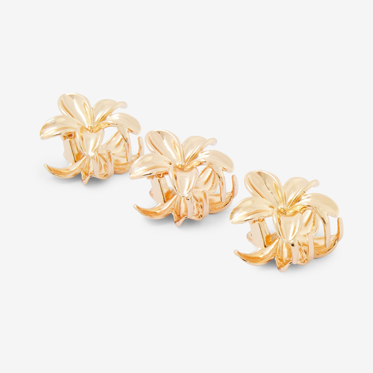 Set de 3 pinces à cheveux fleurs