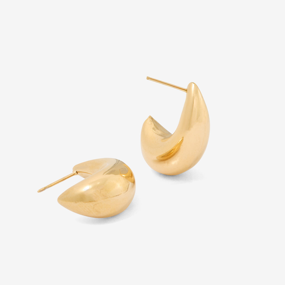 Boucles d'oreilles goutte en acier inoxydable