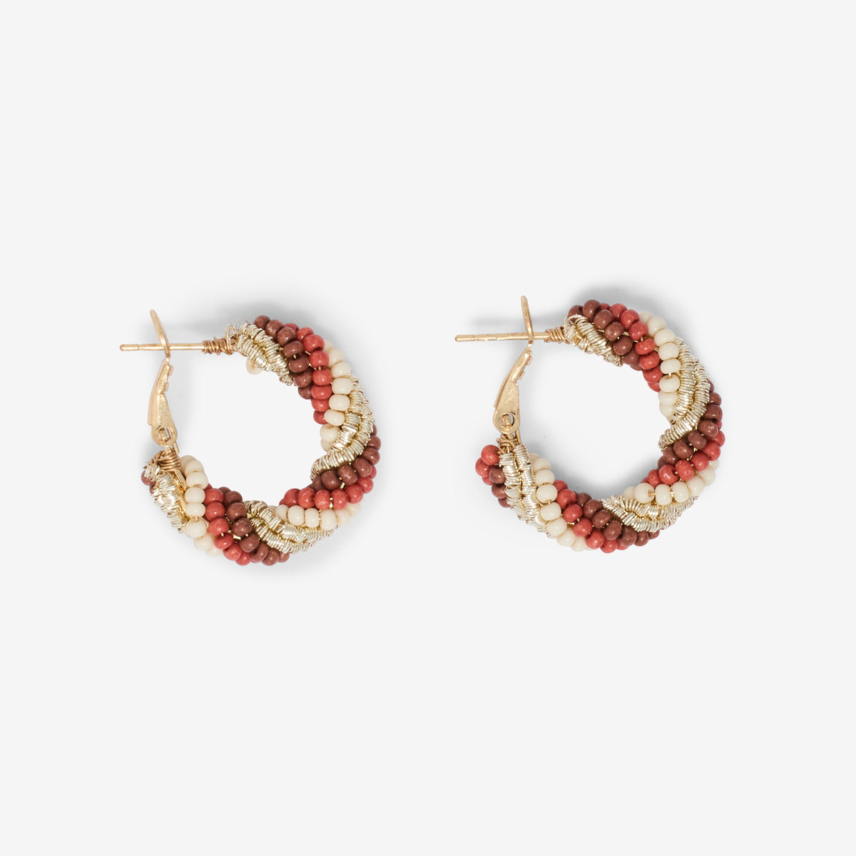 Créoles perles de rocaille