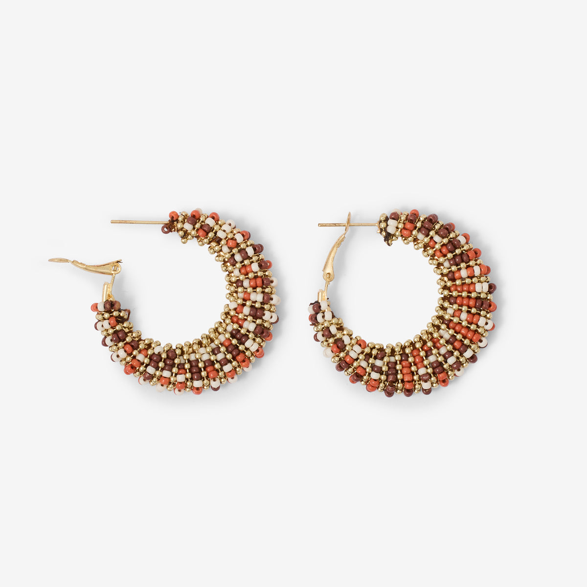 Créoles perles de rocaille