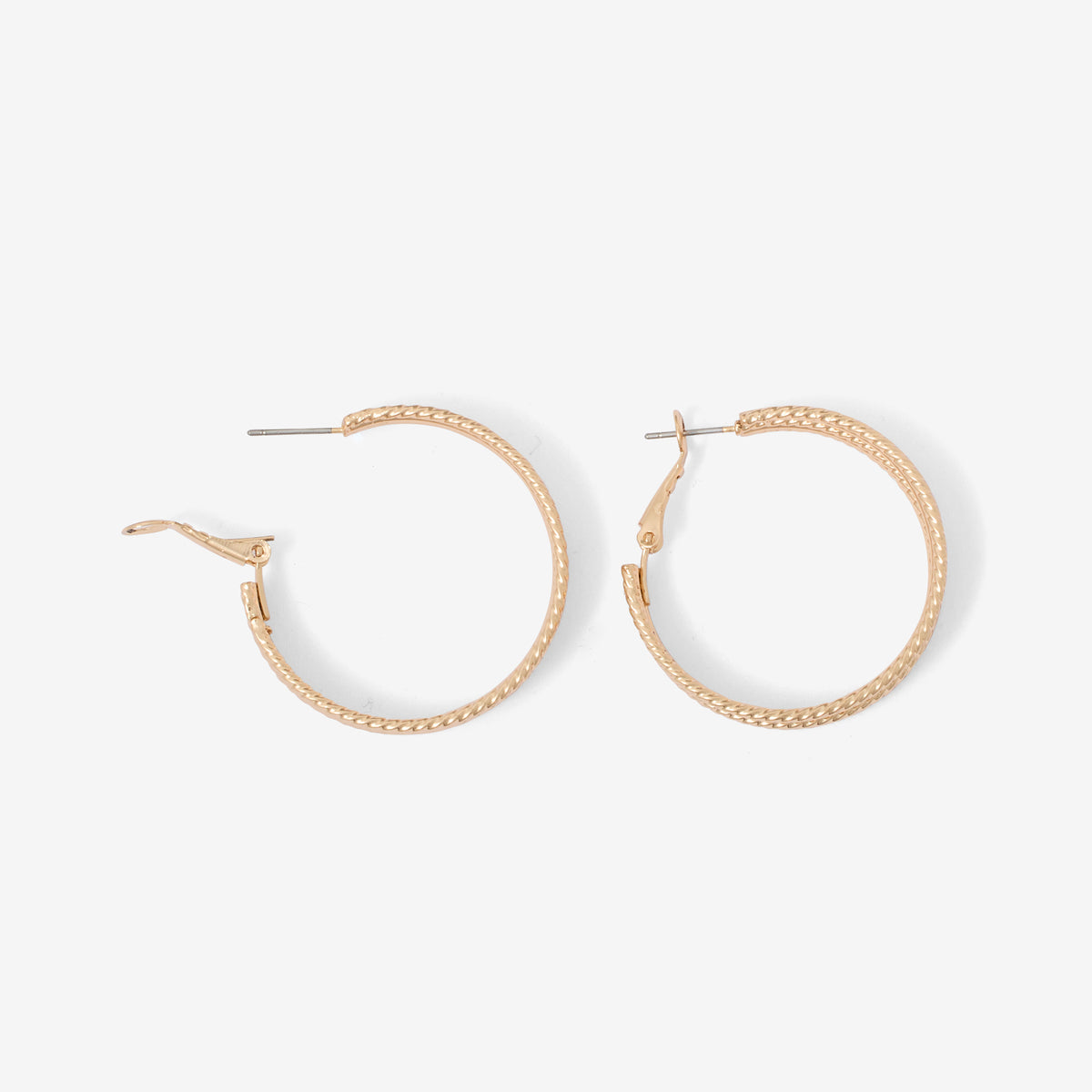 Créoles épaisses ciselées dorées