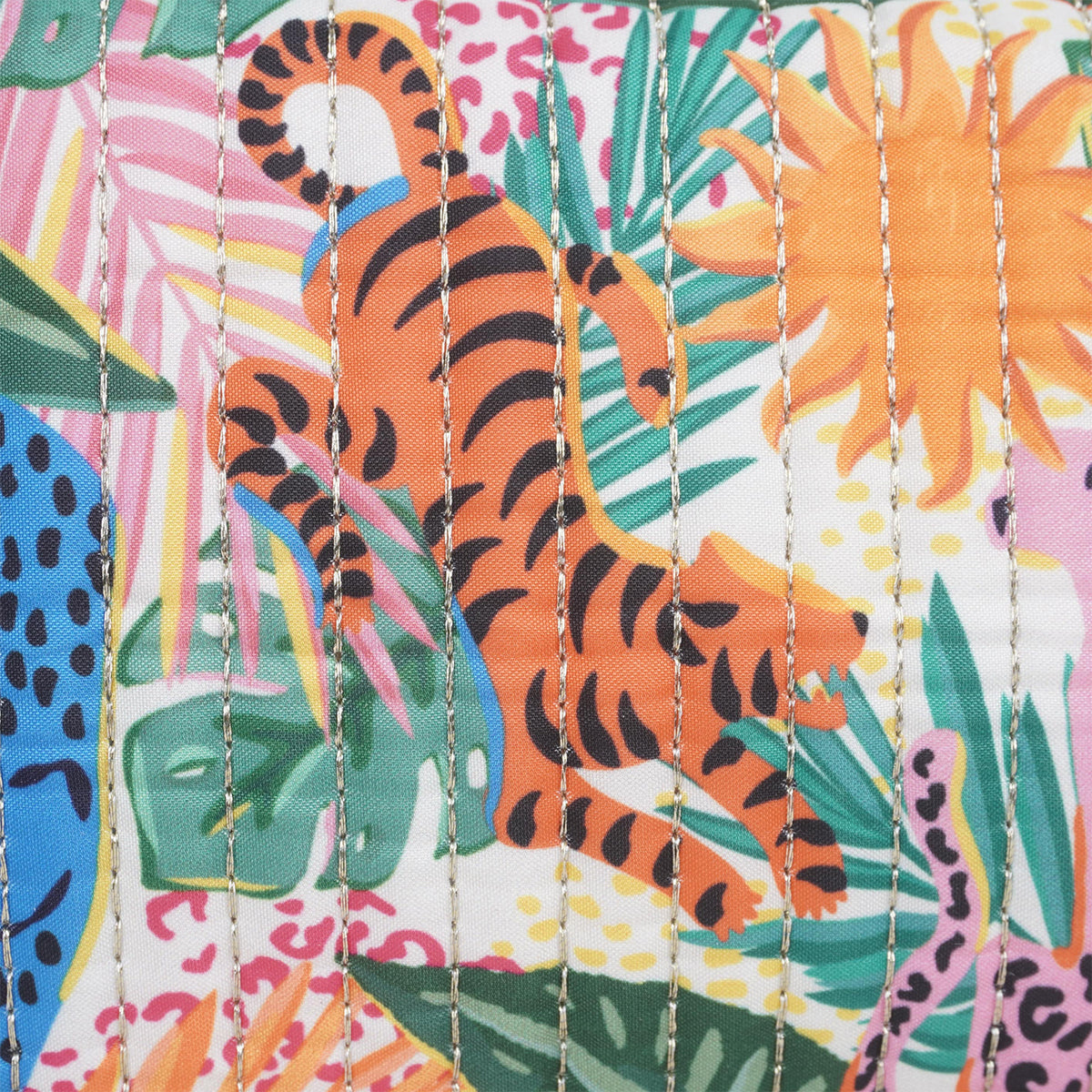 Trousse matelassée Jungle Pop