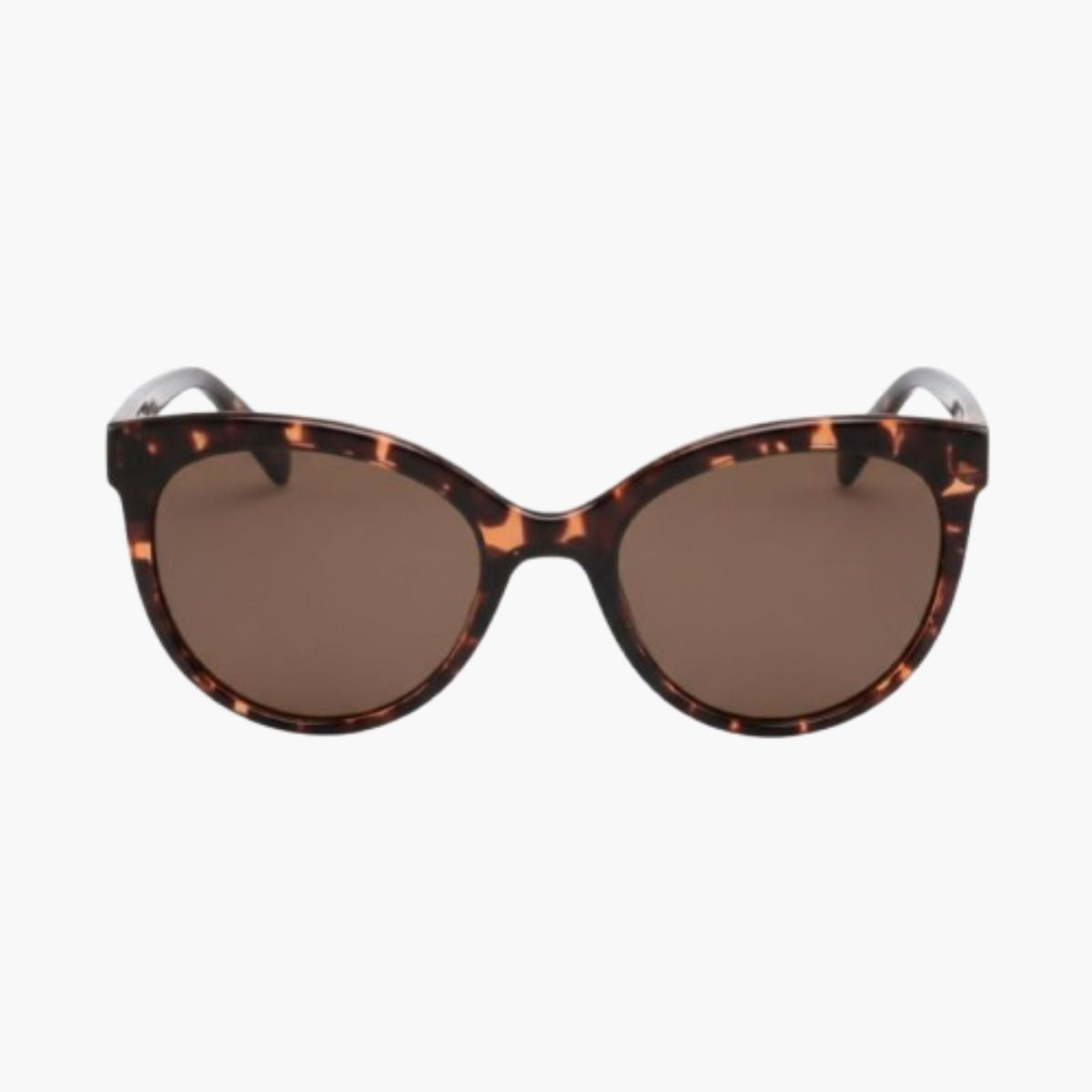 Lunettes de soleil écaille marron forme œil de chat
