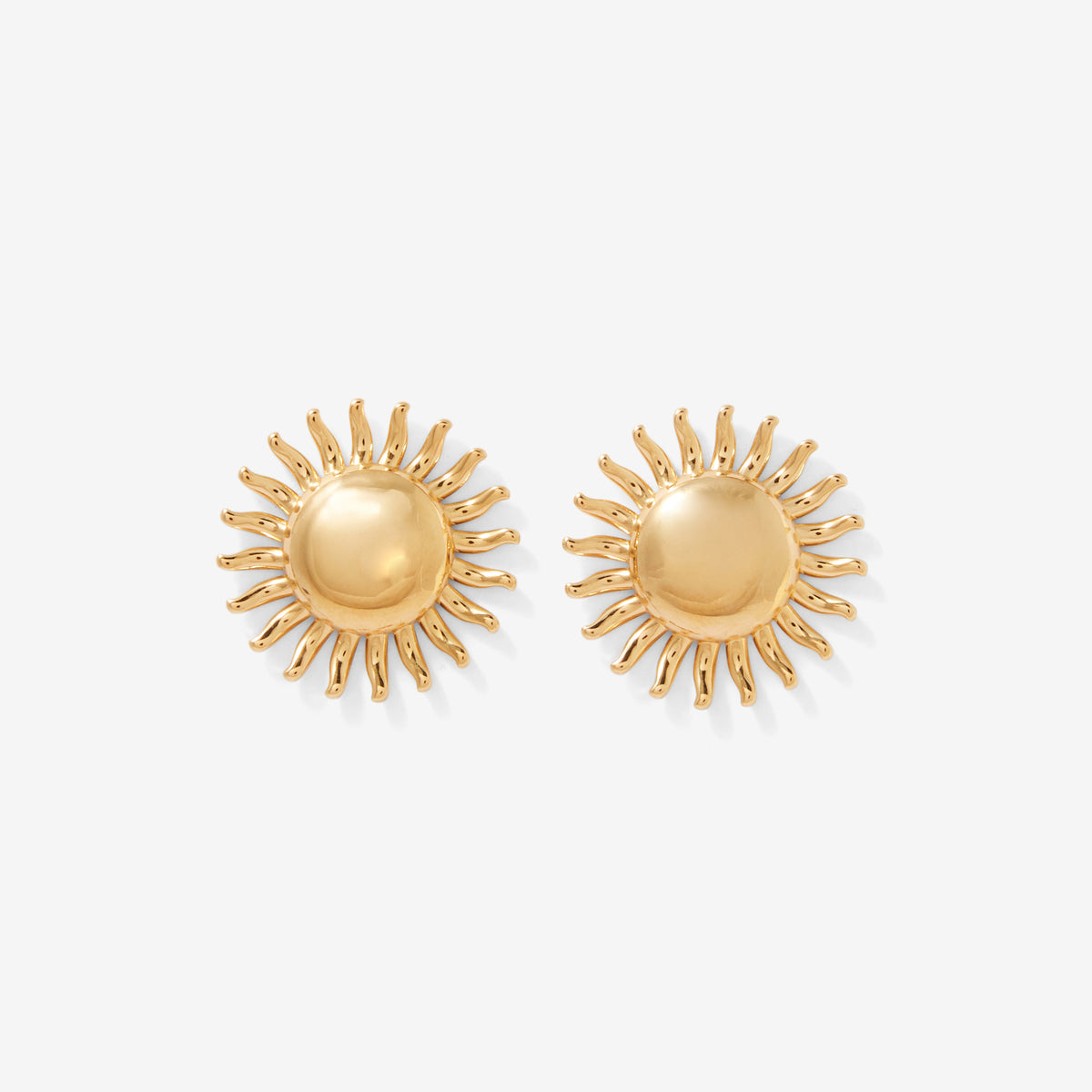 Boucles d'oreilles soleil Acier Inoxydable