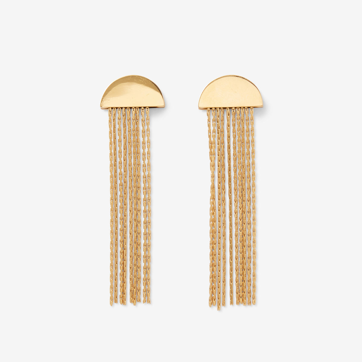 Longues boucles d'oreilles chaines - Acier inoxydable