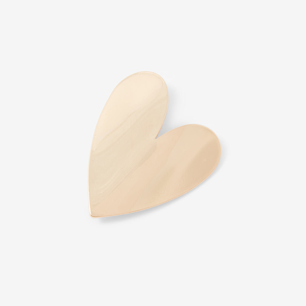 Broche cœur doré
