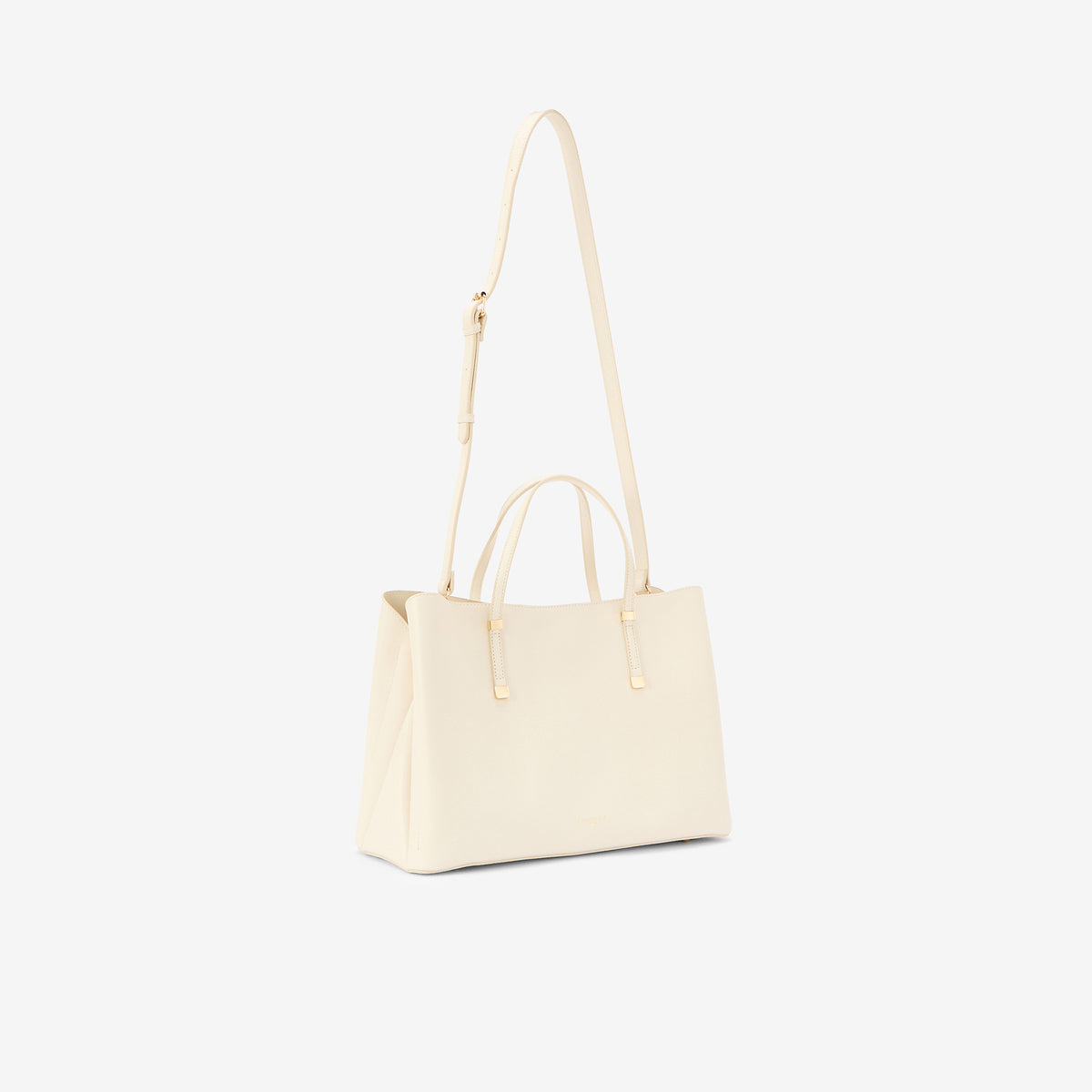 Sac cabas porté main écru