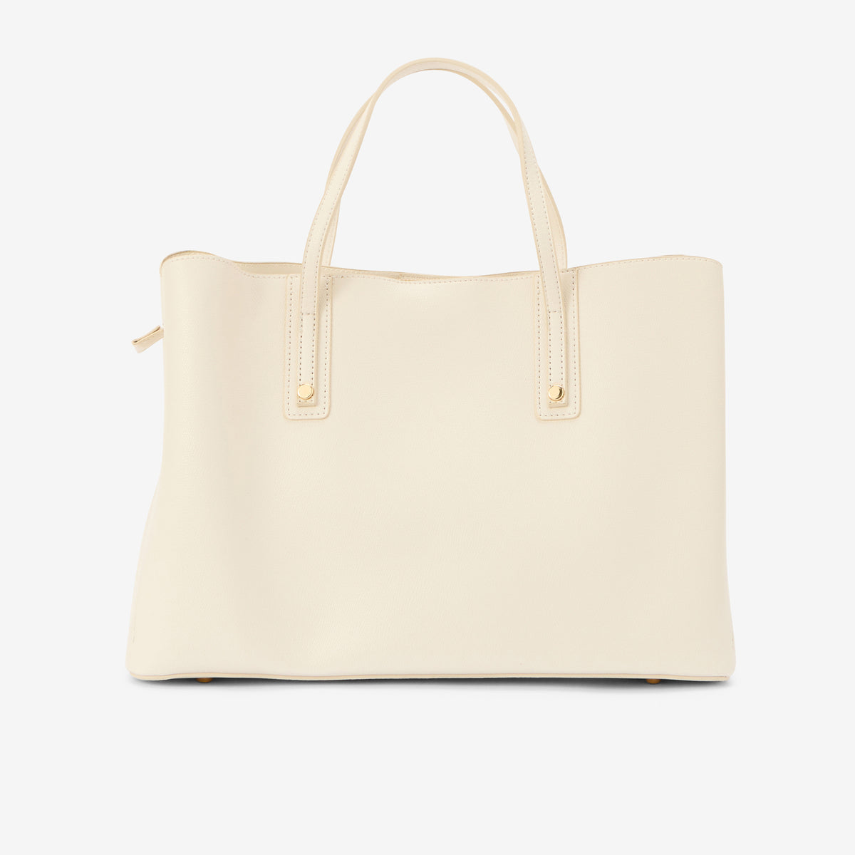 Sac cabas porté main écru