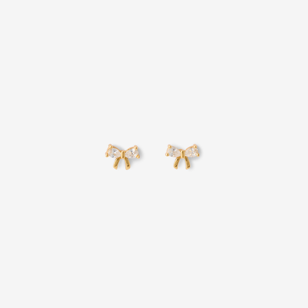 Puces d'oreilles nœud en argent garanti