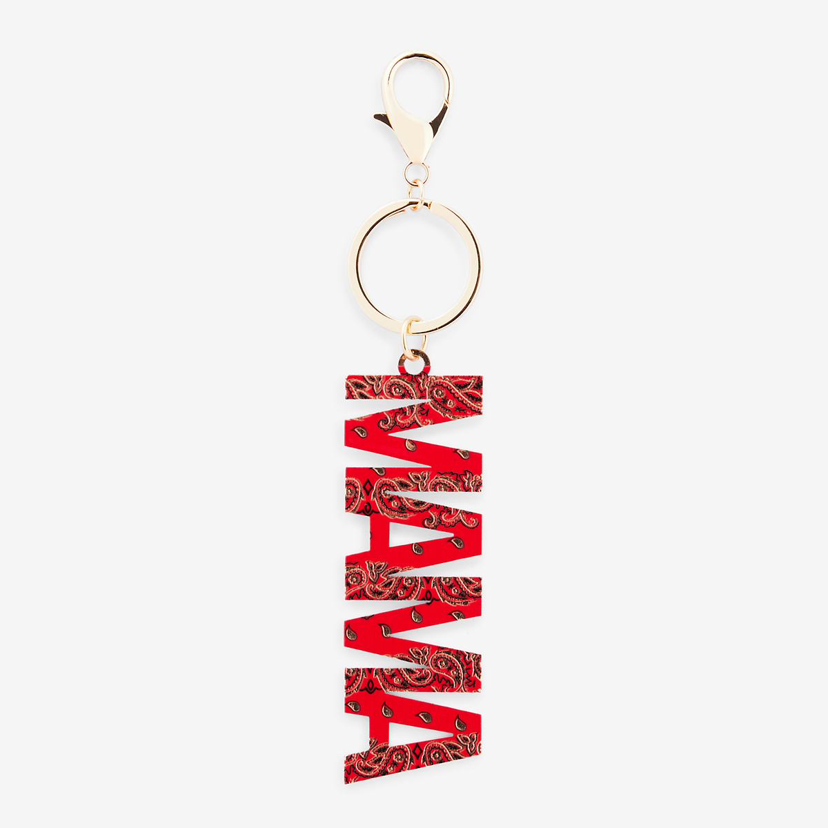 Porte-clé MAMA motif bandana