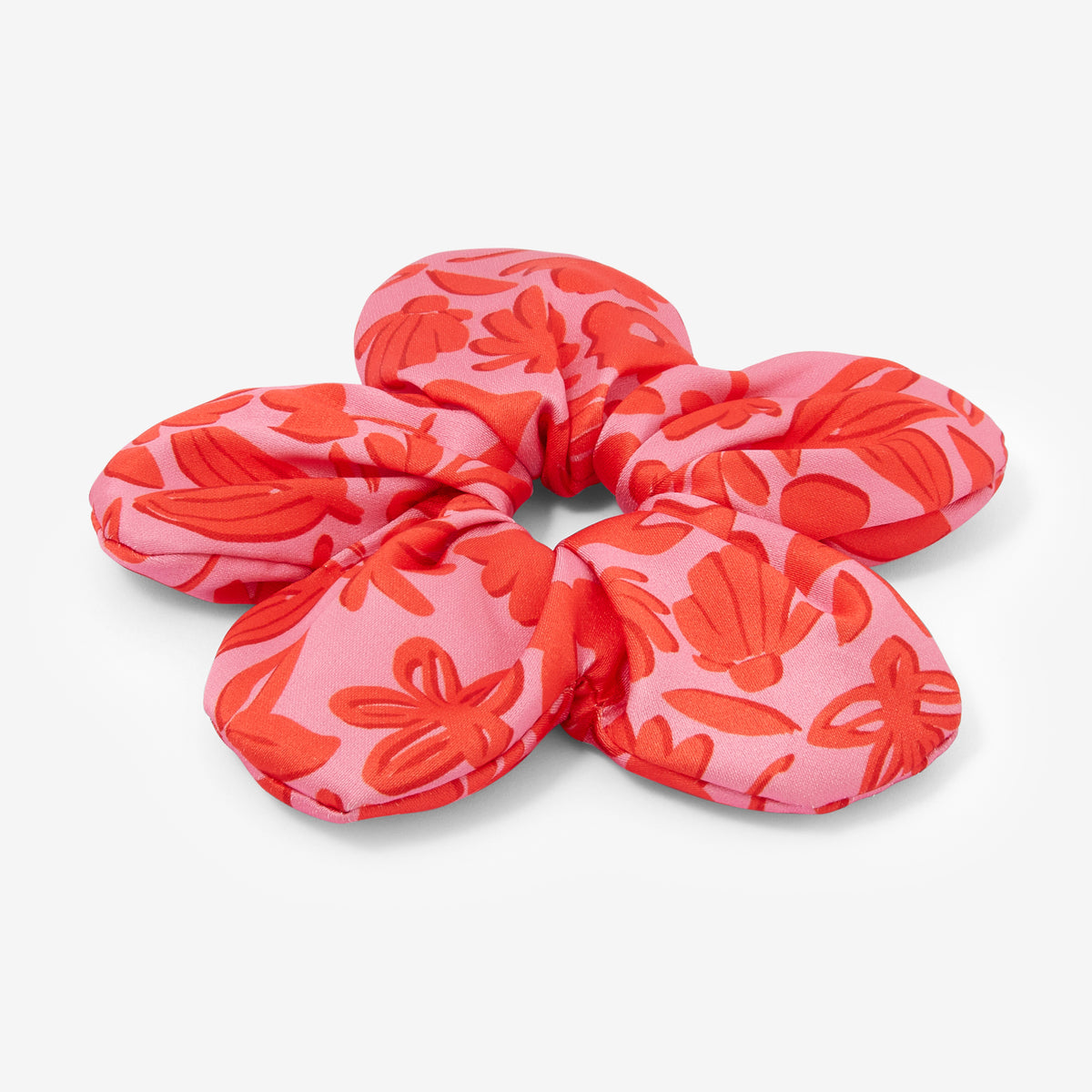 Gros chouchou fleur imprimé