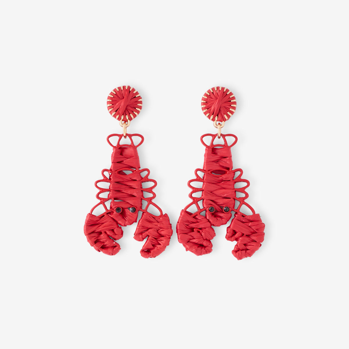 Boucles d'oreilles homard