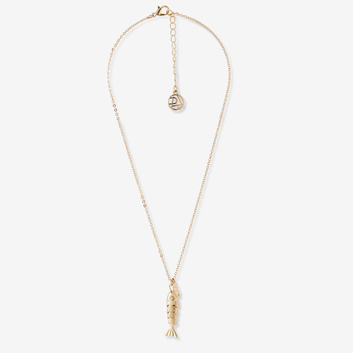 Collier à pendentif poisson articulé