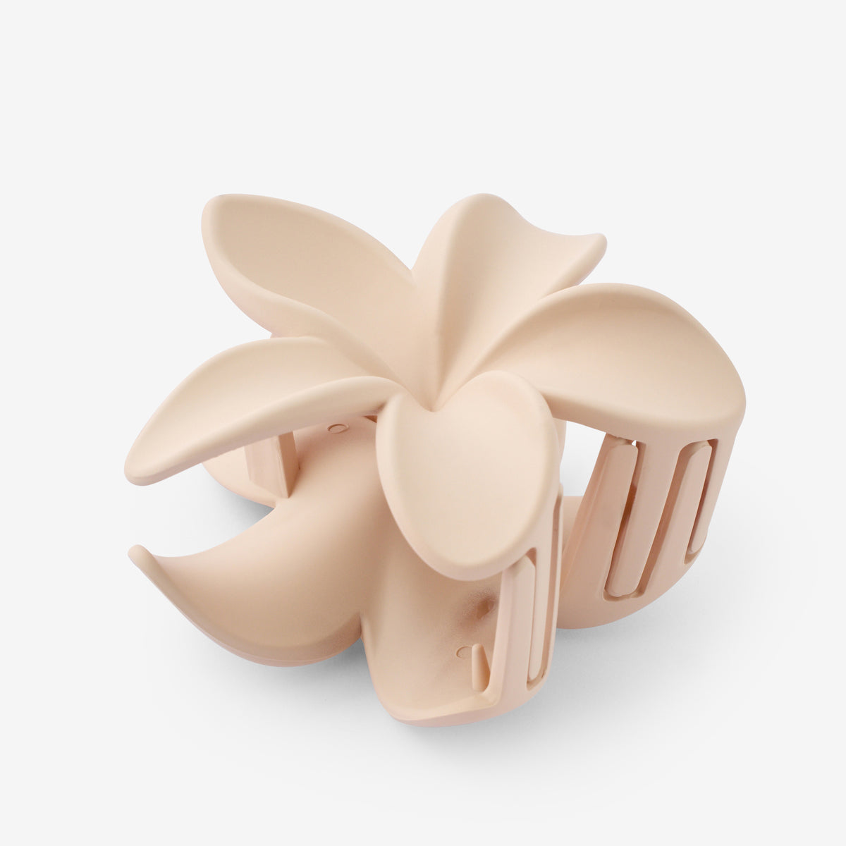 Pince à cheveux tropicale beige