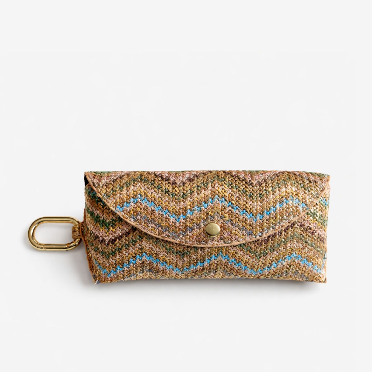 Etui à lunettes effet paille