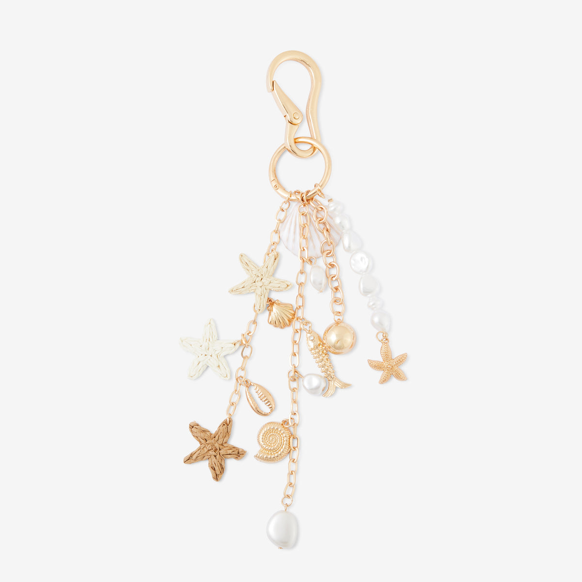 Porte-clé coquillages et crustacés
