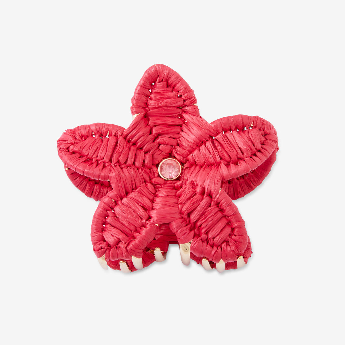 Pince à cheveux fleur fuchsia