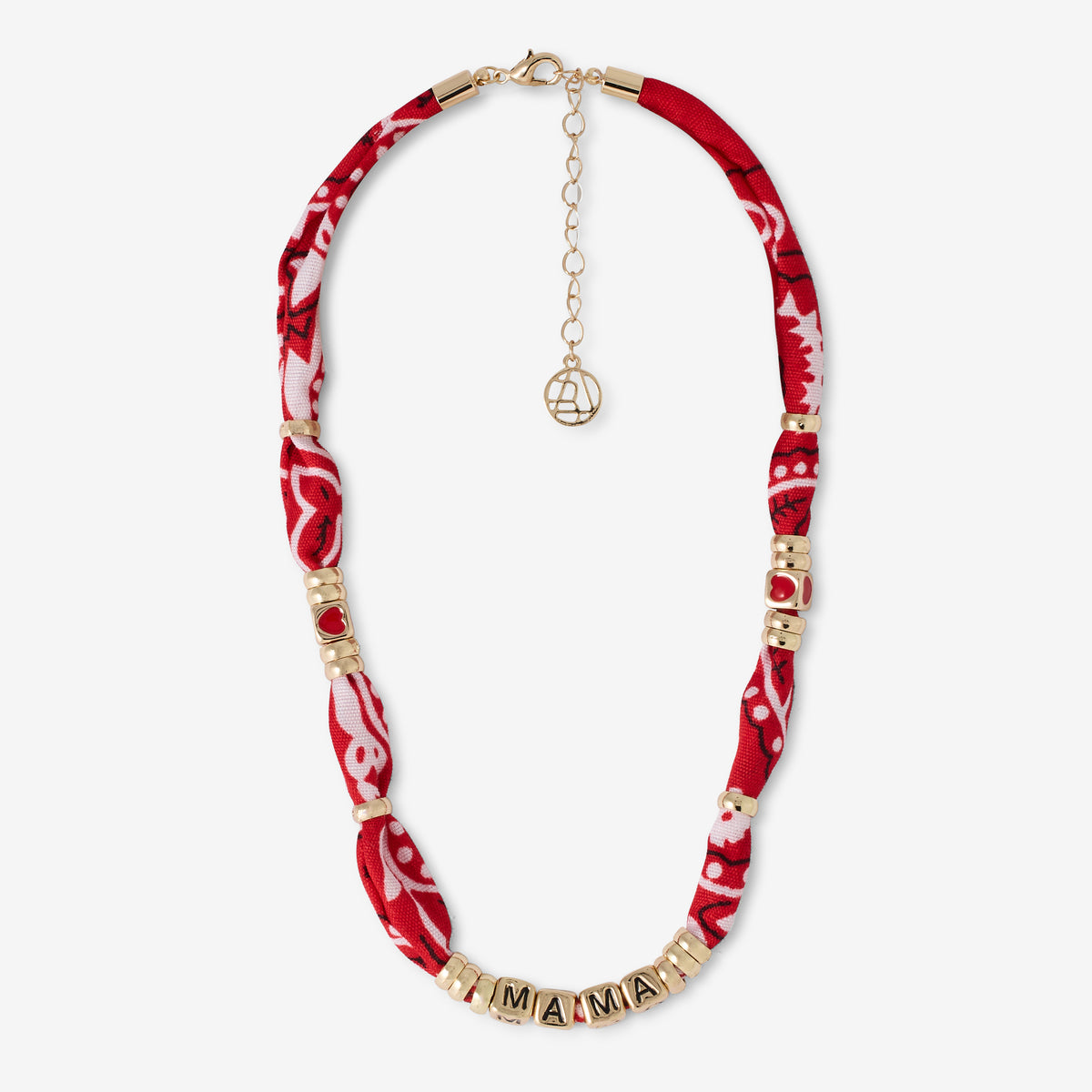 Collier MAMA tissu bandana
