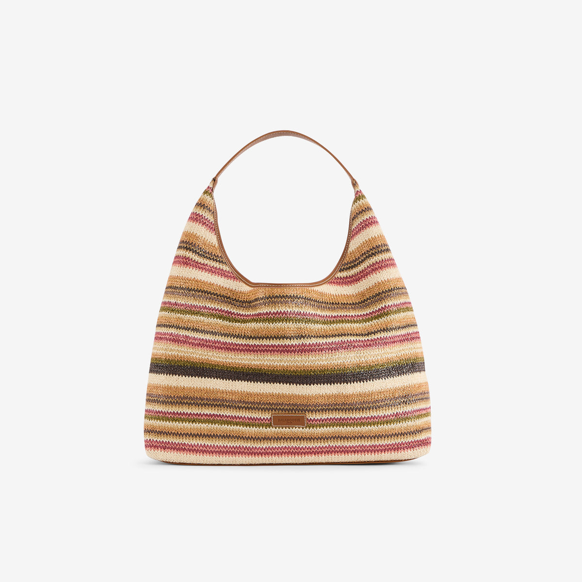 Sac hobo rayé mutlicolore