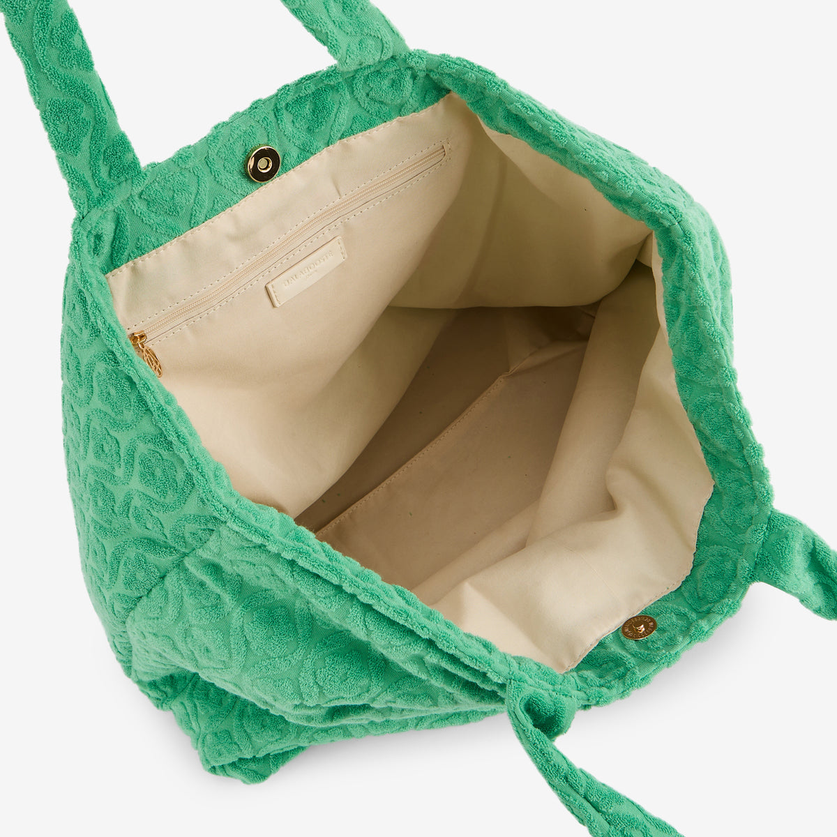 Grand cabas éponge vert