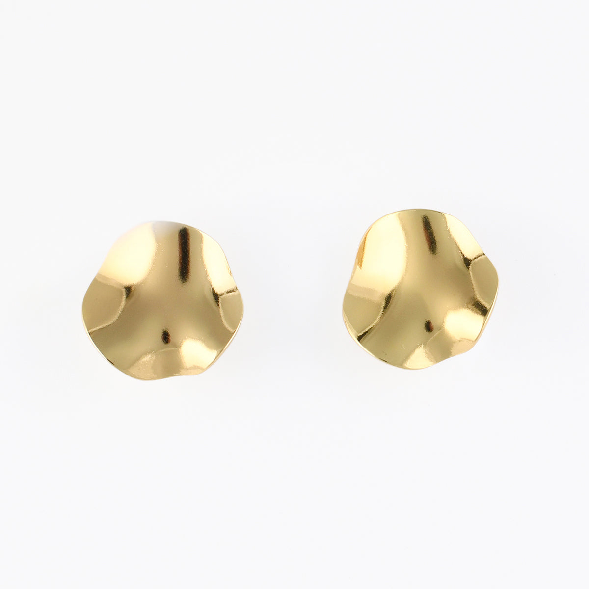 Boucles d'oreilles rondes acier inoxydable
