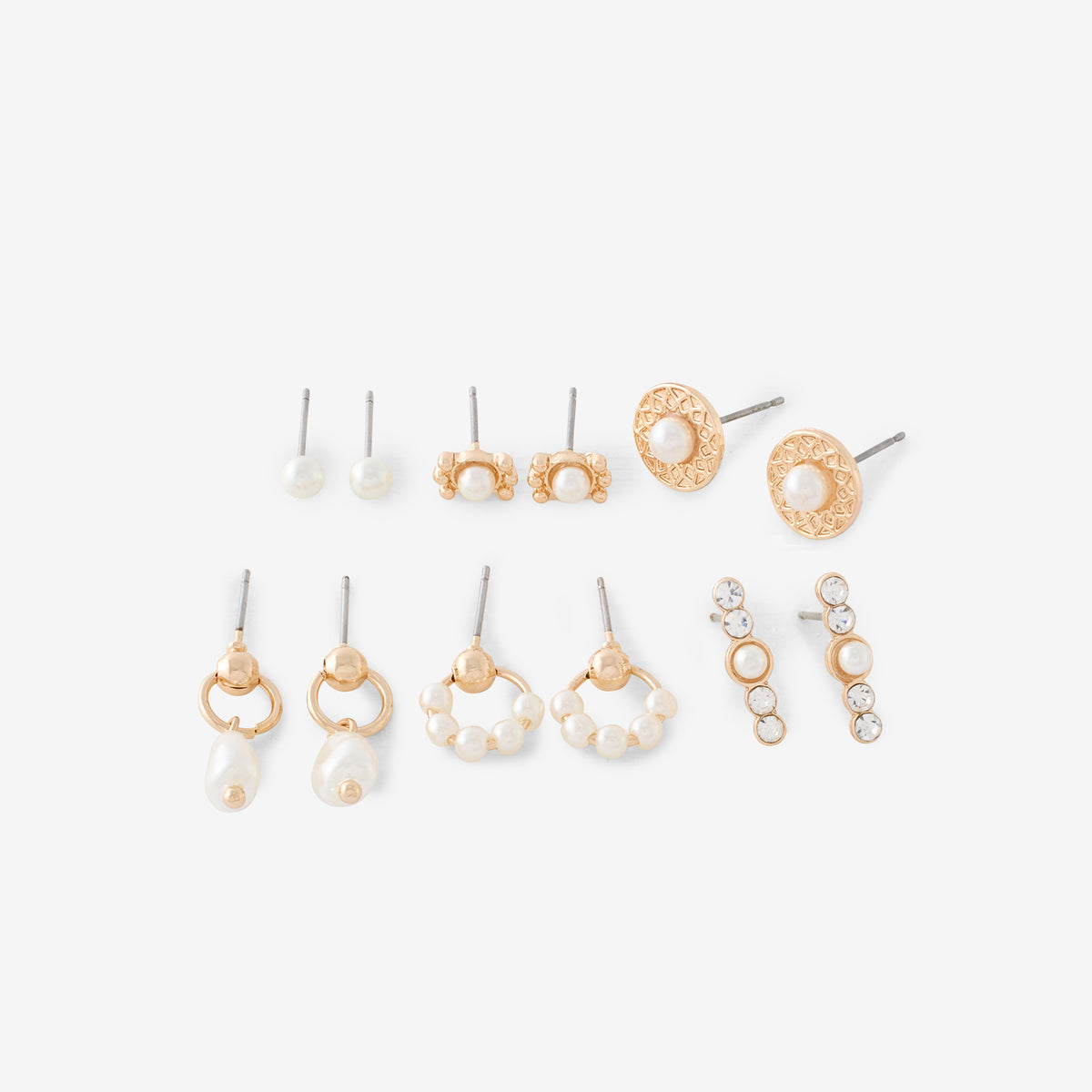 Set de 6 puces d'oreilles assorties